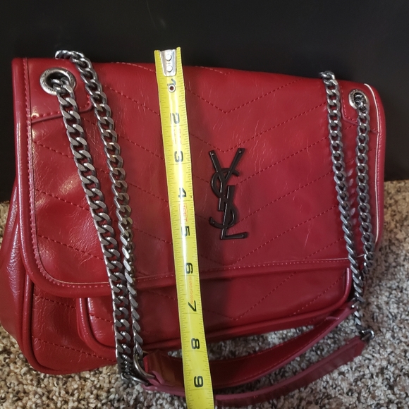 Burgundy Crossbody Bag !NOT AUTHENTIC BRAND! - Picture 9 of 15